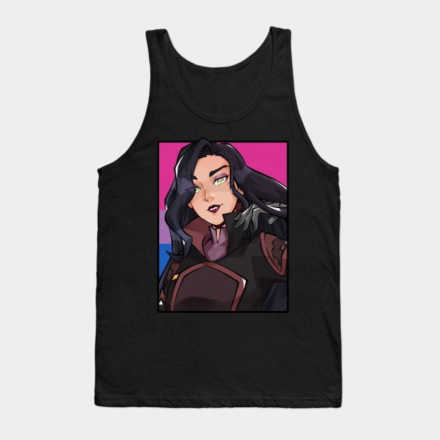 Asami Bisexual Flag Tank Top by HeyMrDeath